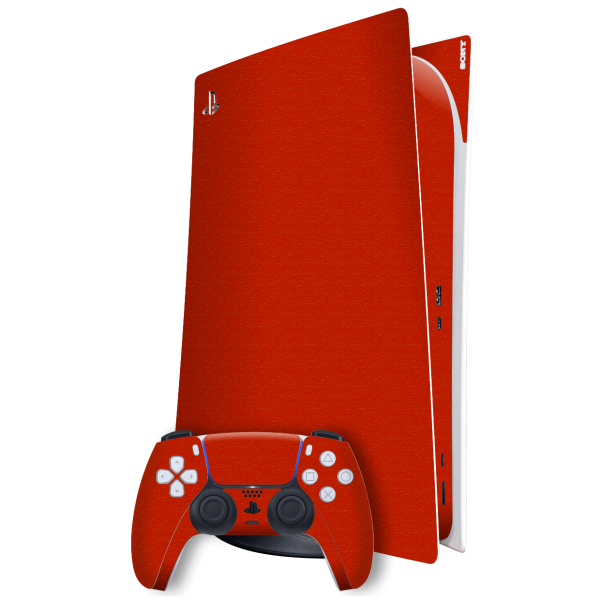 PlayStation 5 (PS5) DIGITAL EDITION LUXURIA Red Cherry Juice Matt Textured Skin Online Hot Sale