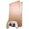 PlayStation 5 (PS5) DIGITAL EDITION LUXURIA Rose Gold Metallic Skin Discount