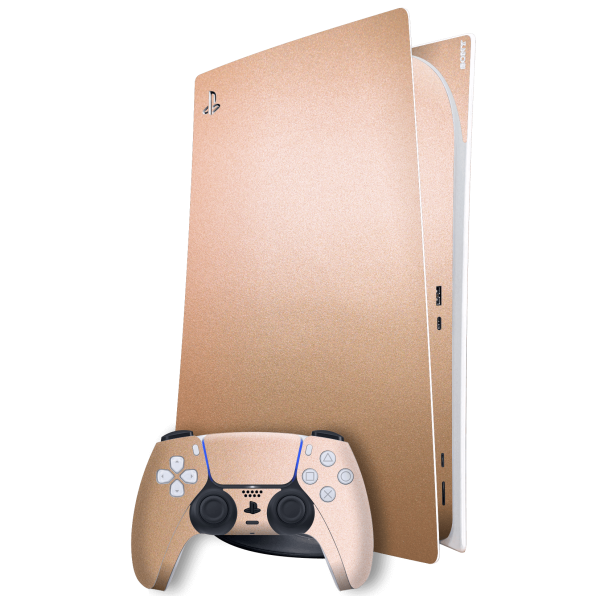 PlayStation 5 (PS5) DIGITAL EDITION LUXURIA Rose Gold Metallic Skin Discount