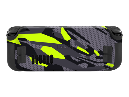 Steam Deck Oled SIGNATURE Abstract Green CAMO Skin Online now