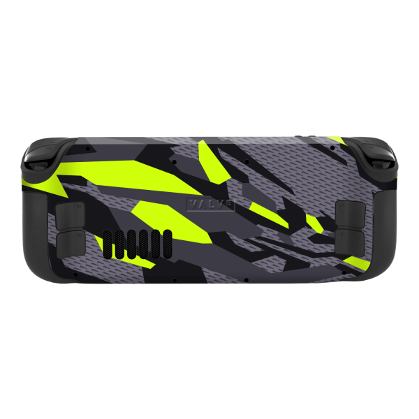 Steam Deck Oled SIGNATURE Abstract Green CAMO Skin Online now