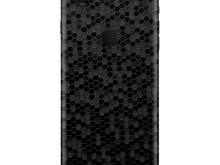 iPhone 8 PLUS LUXURIA BLACK HONEYCOMB 3D TEXTURED Skin Online Hot Sale