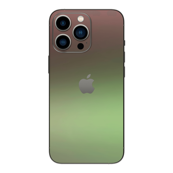 iPhone 13 PRO CHAMELEON AVOCADO Matt Metallic Skin Online now