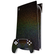 PlayStation 5 (PS5) DIGITAL EDITION GLOSSY GALACTIC RAINBOW Skin Cheap