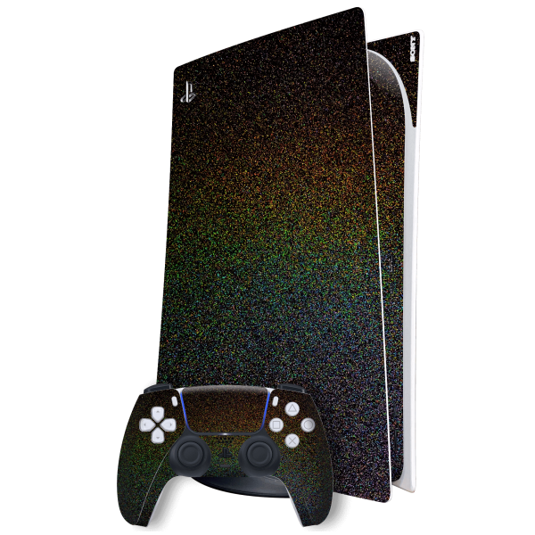 PlayStation 5 (PS5) DIGITAL EDITION GLOSSY GALACTIC RAINBOW Skin Cheap