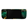 Steam Deck Oled SIGNATURE AGATE GEODE Royal Green-Gold Skin Online Sale