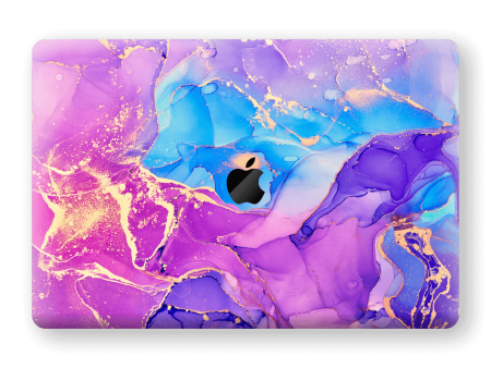 MacBook PRO 16  (2019) SIGNATURE AGATE GEODE Blue Violet Skin For Discount