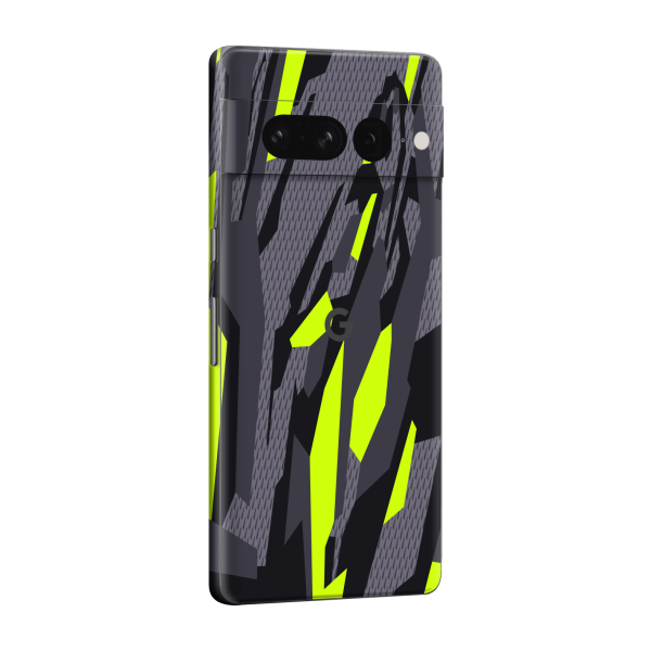 Google Pixel 7 PRO SIGNATURE Abstract Green CAMO Skin Sale