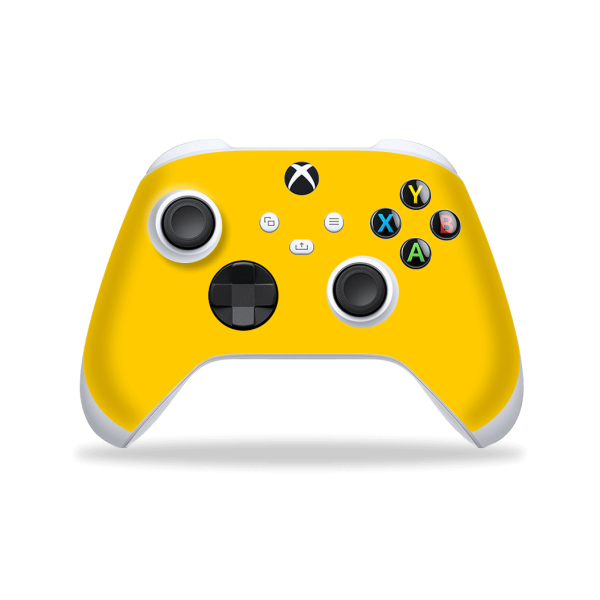 XBOX Series X CONTROLLER Skin - GLOSSY Golden Yellow Online