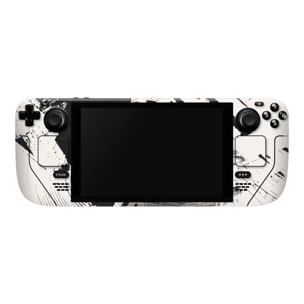 Steam Deck Oled SIGNATURE Black & White Madness Skin on Sale