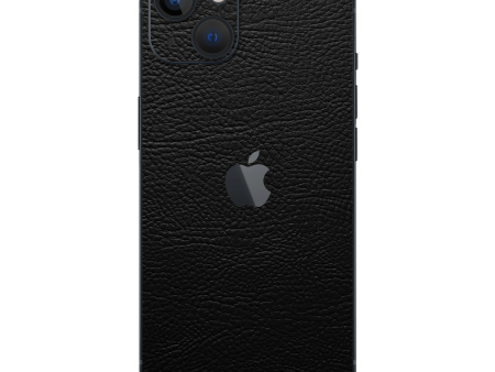 iPhone 15 Plus LUXURIA RIDERS Black LEATHER Textured Skin For Cheap