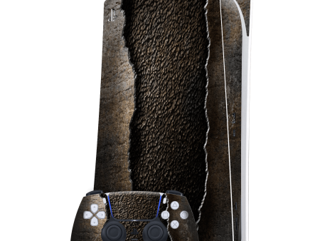 PlayStation 5 (PS5) DIGITAL EDITION SIGNATURE RUSTED SHIELD Skin For Sale