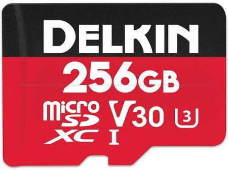 Delkin Devices 256gb Select microSD 660X UHS-I V30 Memory Card Cheap