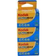 Kodak GC UltraMax 400 Color Negative Film (35mm Roll Film, 36 Exposures, 3-Pack) For Discount